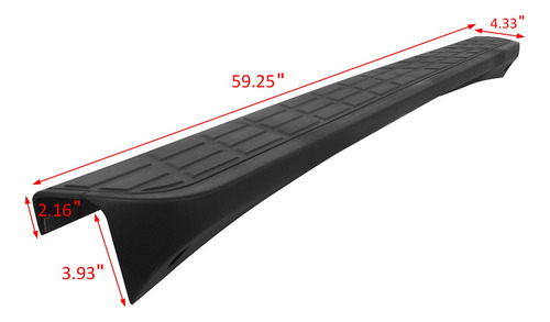 Spoiler Tapa Moldura Compuerta Silverado 2007 A 2014