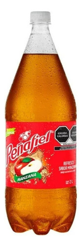 2 Pza Refresco Peñafiel Sabor Manzana Roja 2 L
