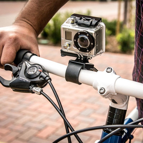 Imagen 4 de 7 de Soporte Arkon De Gopro Session & Hero De Moto Bicicleta Sten