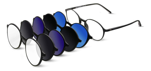 Gafas De Sol Magnéticas Bauhaus Con Clip Para Hombres Y Muje