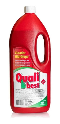 Curador Hidrofugo Rojo X 950cc Qualibest
