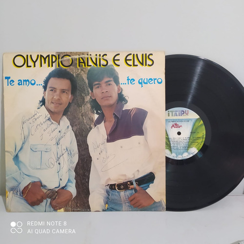 Disco Vinil - Olympio Alvis E Elvis - Te Amo, Te Quero