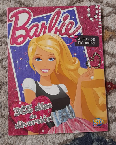 .- Album Barbie 365 Dias Sd Completo Pegado