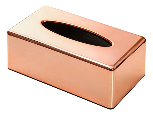 Caja De Dispensador De Pañuelos De Oro Rosa Caja