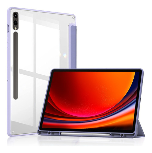 Funda Smart Book Para Samsung Galaxy Tab S9+/s9 Fe+ 12.4