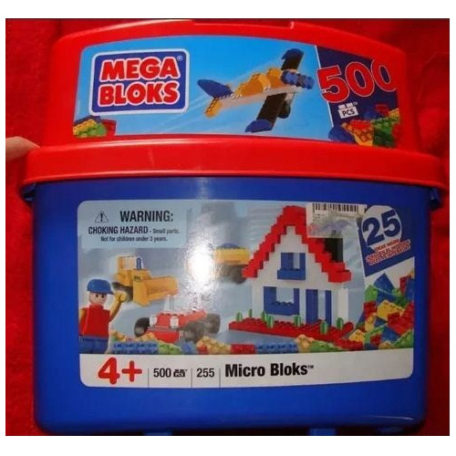  Legos Mega Bloks 500 Piezas. Nuevo Y Sellado En Su Estuche