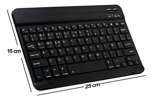 Case Flip + Teclado Abnt2 Para Lenovo Tab P12 - Tela 12.7