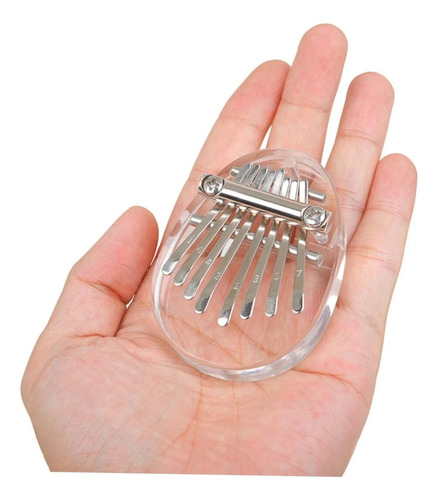 Mini Kalimba 8 Teclas Acrílico