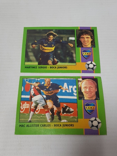 Imagen 8 de 8 de Figuritas Boca Juniors 1996 Cromy Fútbol Argentina Mag 57402