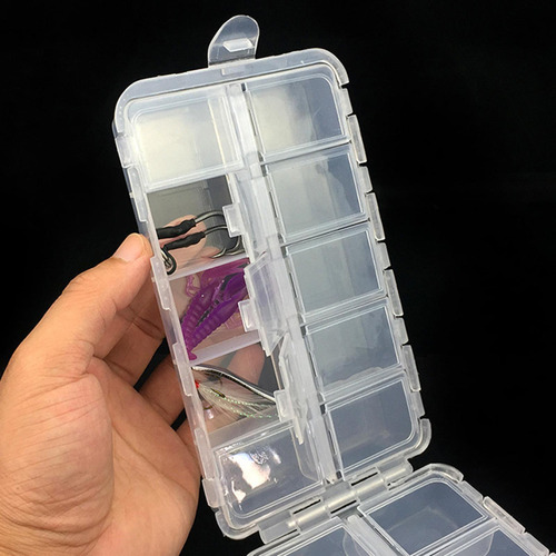 Caja De Aparejos De Pesca Plegable Premium Portátil Con 20
