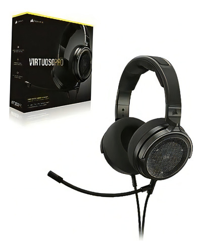 Fone de ouvido para jogos Corsair Virtuoso Pro com parte traseira de carbono
