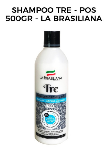 Shampoo Tre - Pos 500gr - La Brasiliana