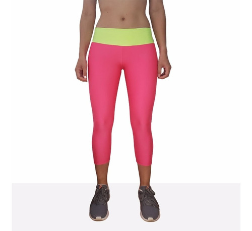 Capri Deportivo Mujer Tykhe Karima Fucsia