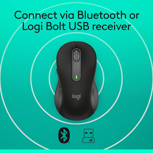 Mouse Logitech Signature M650 Silent Large Left Wireless