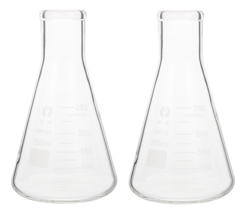 Frasco Filtrante De Vidrio Erlenmeyer Flask Flask 2 Unidades