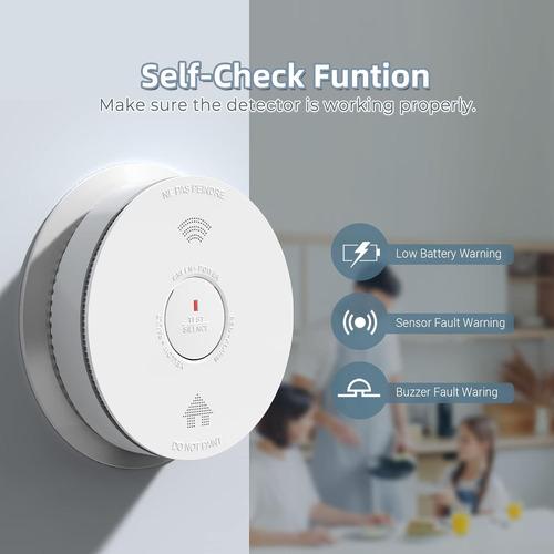Siterwell 2.4g Wifi Detector De Humo Detector De Monóxido...