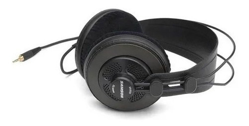 Auriculares Samson Sr850 Studio O&m, color negro