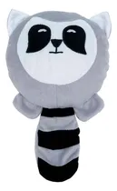 Comprar Brinquedo Cães Pelúcia Tutelo Bolinha Guaxinim Cor Cinza Desenho Guaxinin