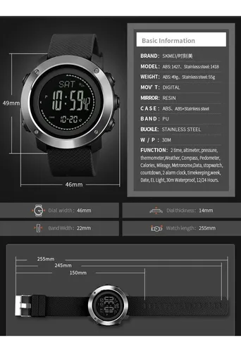 Skmei 1427 user manual sales