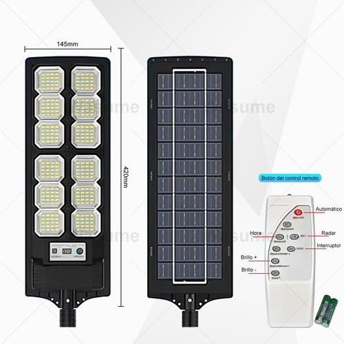 2pz Luz Sensor De Movimiento De Grande Focos Solares Lampara