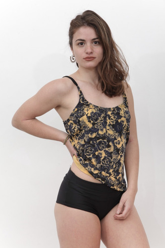 Imagen 3 de 7 de Malla Tankini Talles Grandes Mujer Art 222 Local