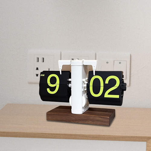 Reloj Digital Abatible Hacia Abajo, Reloj Mecánico