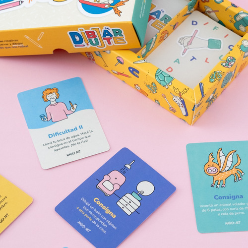 Juego Dibujarte Para Crear Juego De Cartas Combo X 2