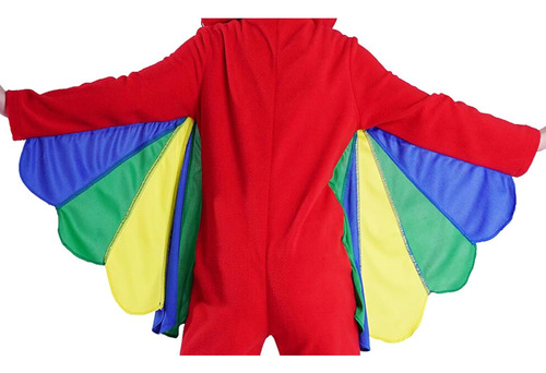 Disfraz De Pájaro Multicolor Para Niños
