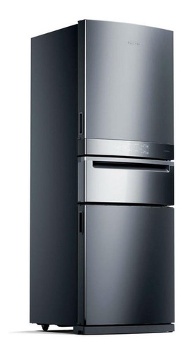 Geladeira frost free Brastemp BRY59A inox com freezer 419L 220V