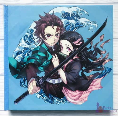 Cuaderno Artesanal De Kimetsu No Yaiba - Tanjiro Y Nezuko