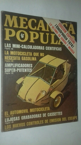 Revista Mecanica Popular Julio 1974 