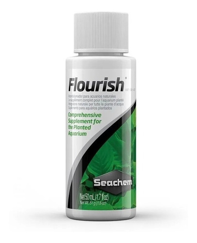 Seachem Flourish 50ml Fertilizante Pecera Acuario Plantados 