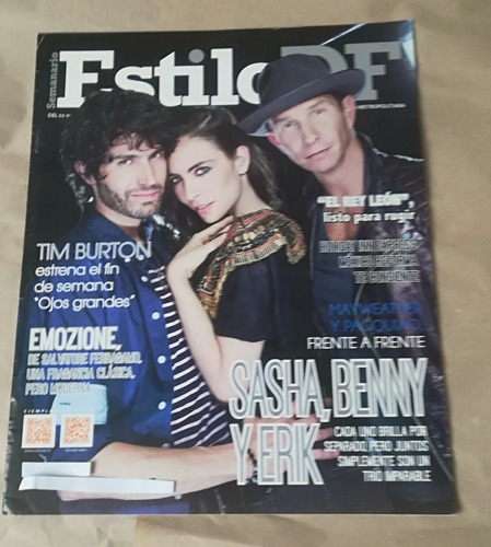 Revista Estilo Df Sasha Sokol Benny Ibarra Erik Timbiriche