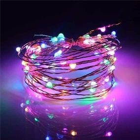 Kit 10 Pisca Natal Led Pilha 2m 15 Lâmpadas Colorido | Parcelamento sem juros Kit 10 Pisca Natal Led Pilha 2m 15 Lâmpadas Colorido | Parcelamento sem juros