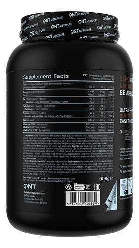 Proteina Metapure Whey Isolate Zero Carb 908gr Qnt