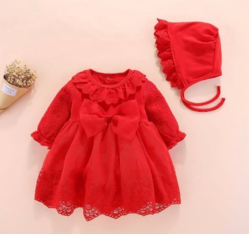 Ropa De Bebe. Vestido Caputxeta