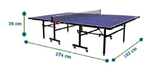Mesa De Ping Pong, Larca Spin Light Para 4 Personas Msi