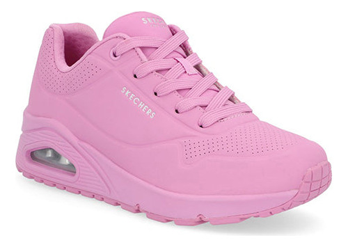 Sneaker Casual Pr37256 Goma Descanso Rosa Logo Ejercicio