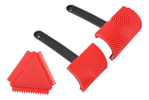 Herramientas De Pintura De Vetas De Madera Reutilizable