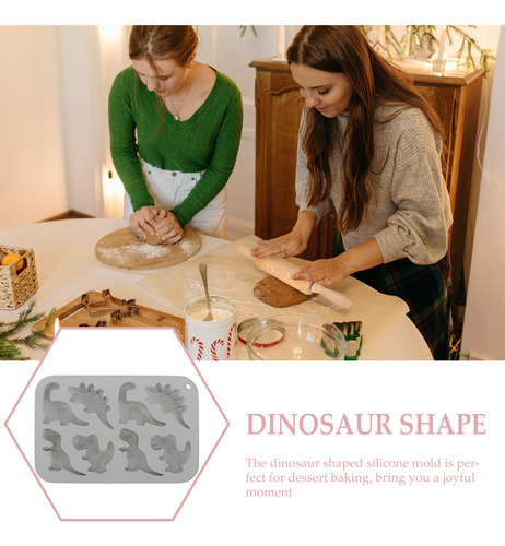 Molde Para Hornear Dinosaurios, Molde De Silicona Para Dinos
