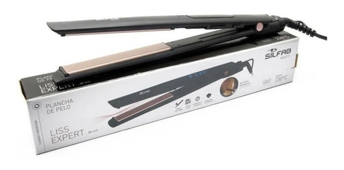 Imagen 3 de 9 de Planchita Pelo Profesional Silfab 58w 230° Display Digital