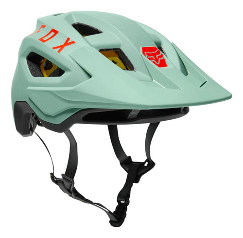 Casco Bicicleta Speedframe Mips Verde Agua Fox