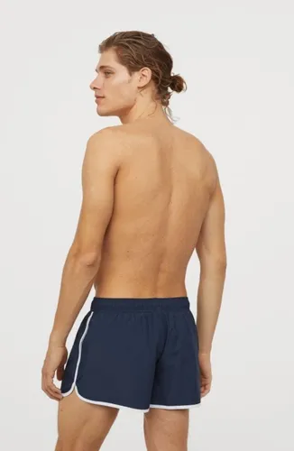 Traje De Baño Tipo Short H&m Azul De Envío gratis