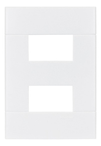 Placa 4x2 2 Módulos Separados Branco Lunare Schneider