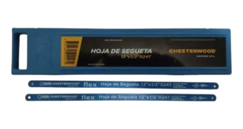 Hoja De Segueta Chesterwood 12'x1/2'x24t Pack De 10 Unidades