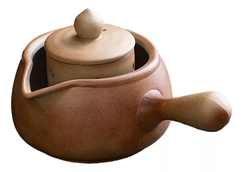 Tetera de porcelana, tetera de cerámica para el hogar, tetera con filtro de  boquilla estilo abeja para preparar té de hojas sueltas, tetera de