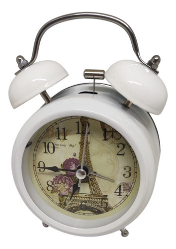 Reloj Despertador Tamaño 10 X 16 Cm Torre Eiffel París.9010 