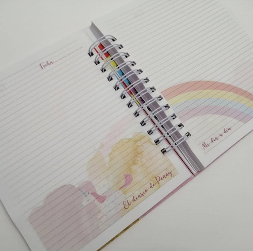 Libreta Diario Personalizado Hecho A Mano.