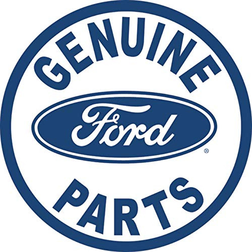 Señal De Ford Parts Round De Signs 4 Fun Srafb, Azul
