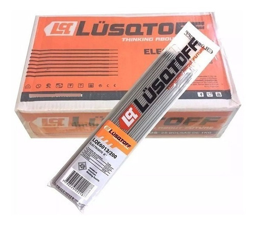 Electrodo Lusqtoff 6013 Punta Azul 2,50mm X 25 Kg 